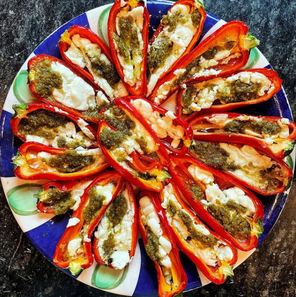 Goat Cheese Peppers